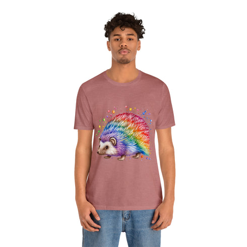 Rainbow Hedgehog - Short Sleeve Tee